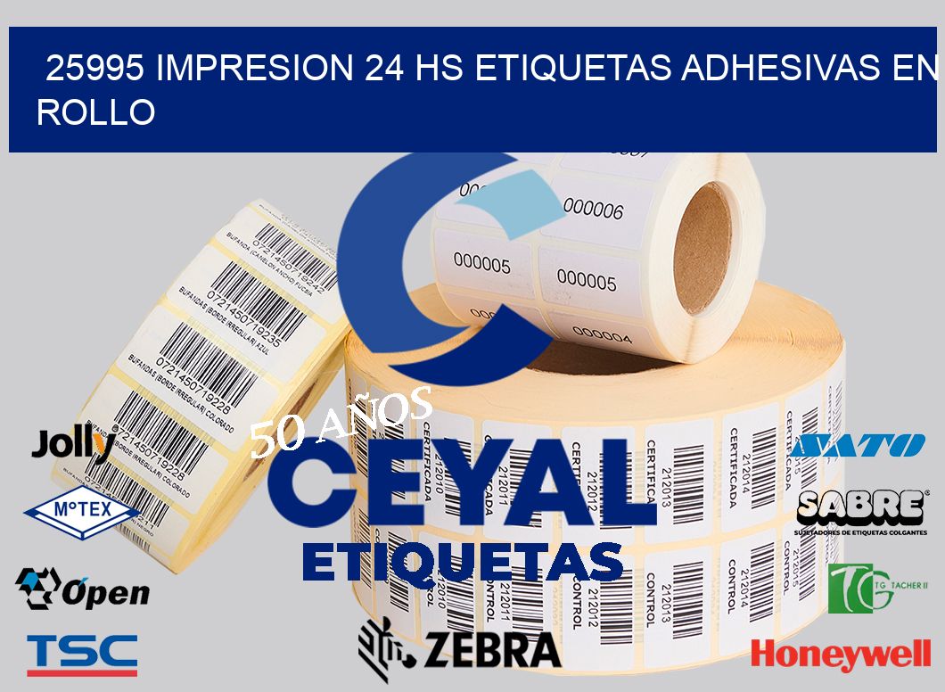 25995 impresion 24 hs etiquetas adhesivas en rollo