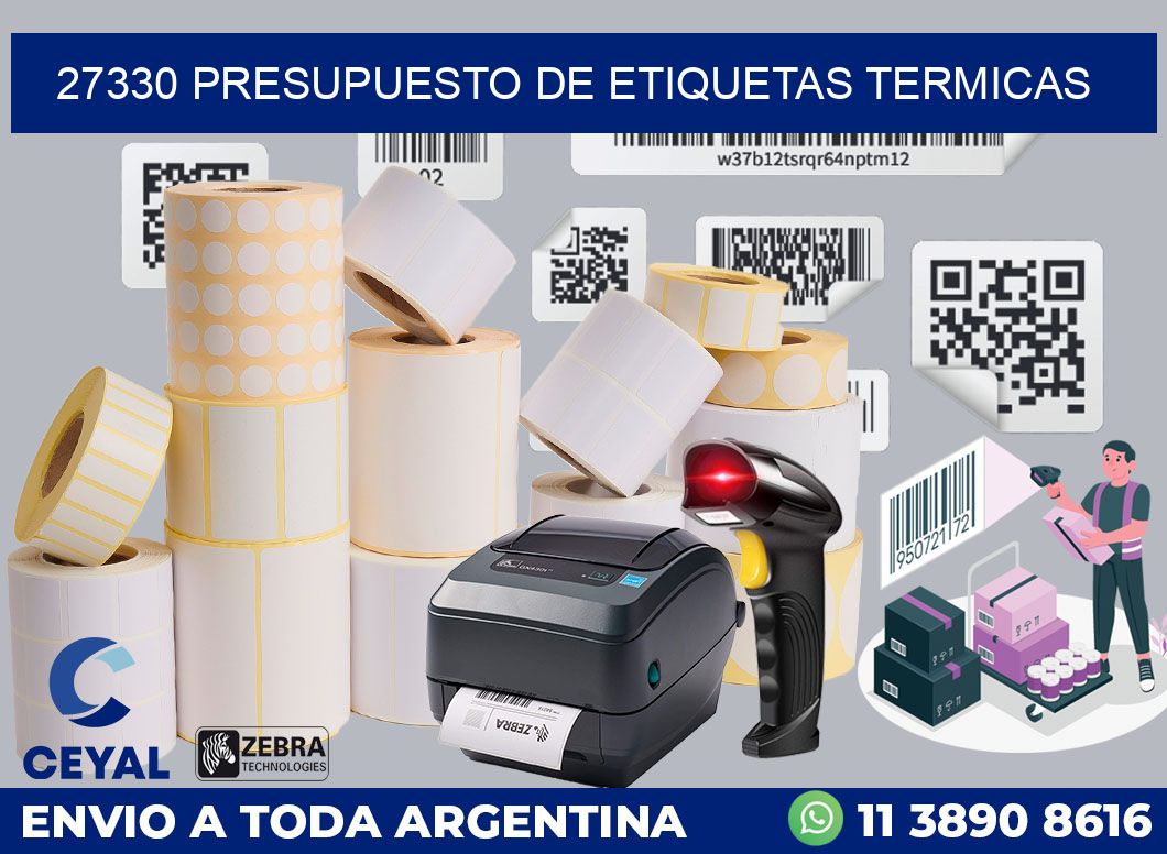 27330 PRESUPUESTO DE ETIQUETAS TERMICAS
