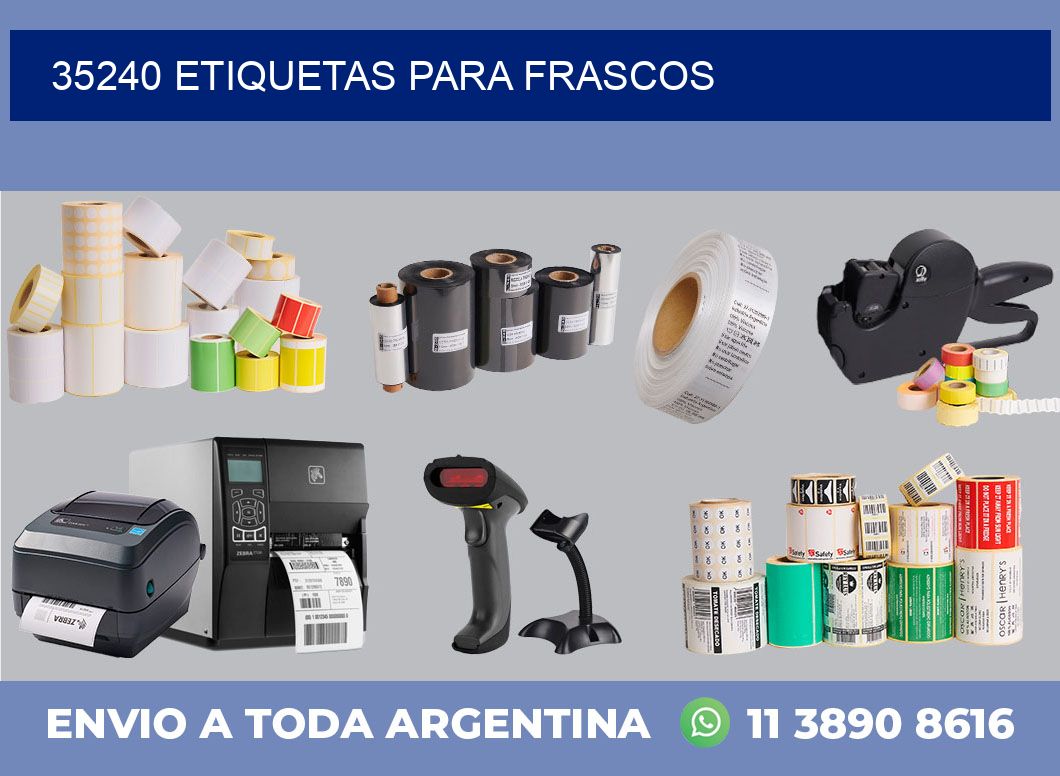 35240 ETIQUETAS PARA FRASCOS