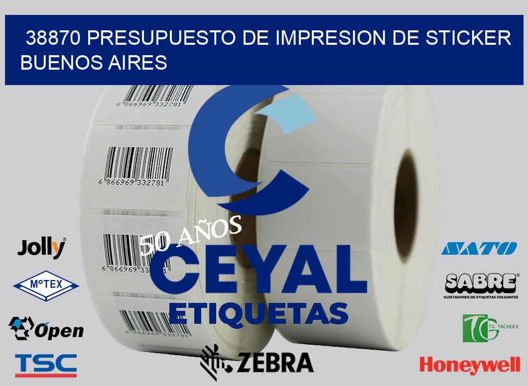 38870 PRESUPUESTO DE IMPRESION DE STICKER BUENOS AIRES
