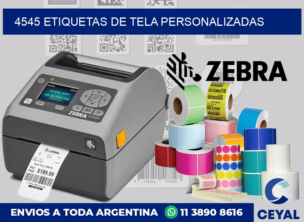 4545 ETIQUETAS DE TELA PERSONALIZADAS