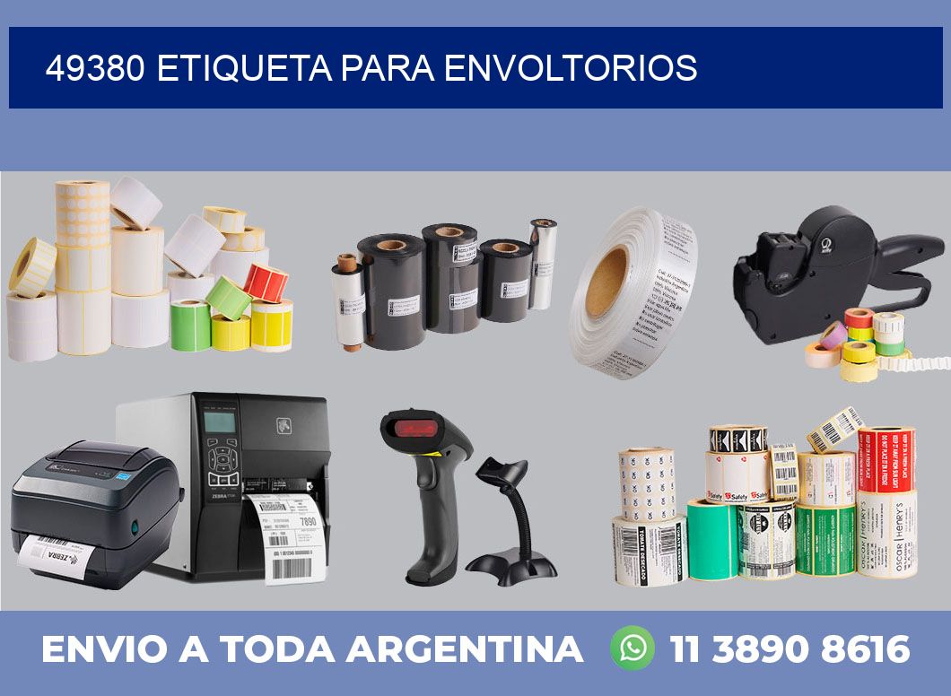 49380 ETIQUETA PARA ENVOLTORIOS