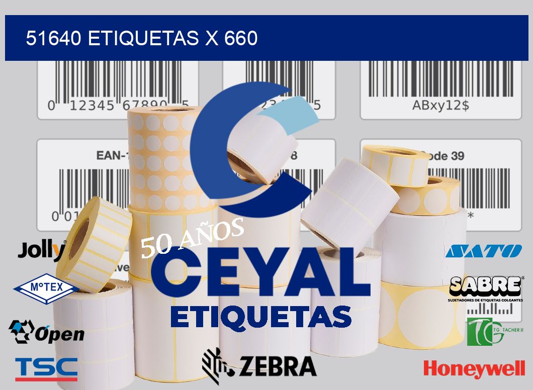 51640 Etiquetas x 660