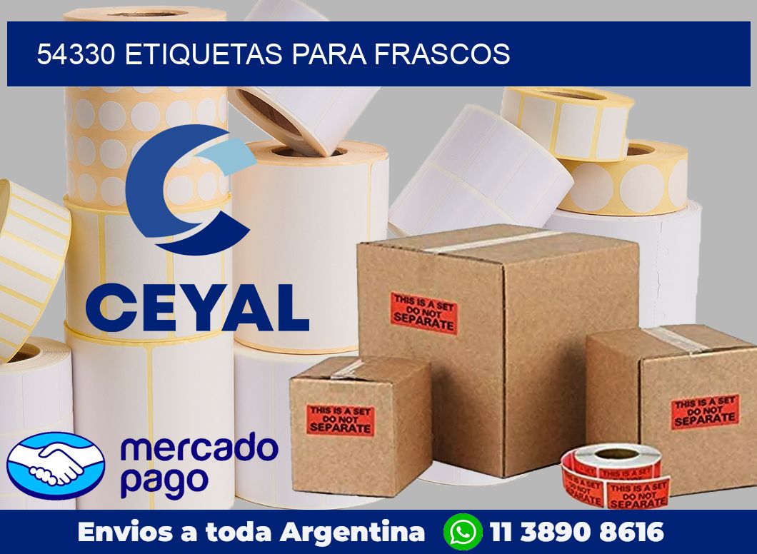 54330 ETIQUETAS PARA FRASCOS