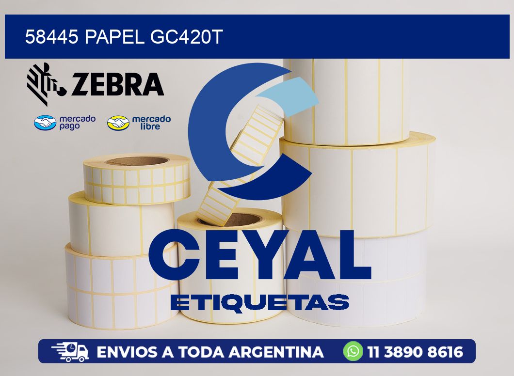 58445 PAPEL GC420T