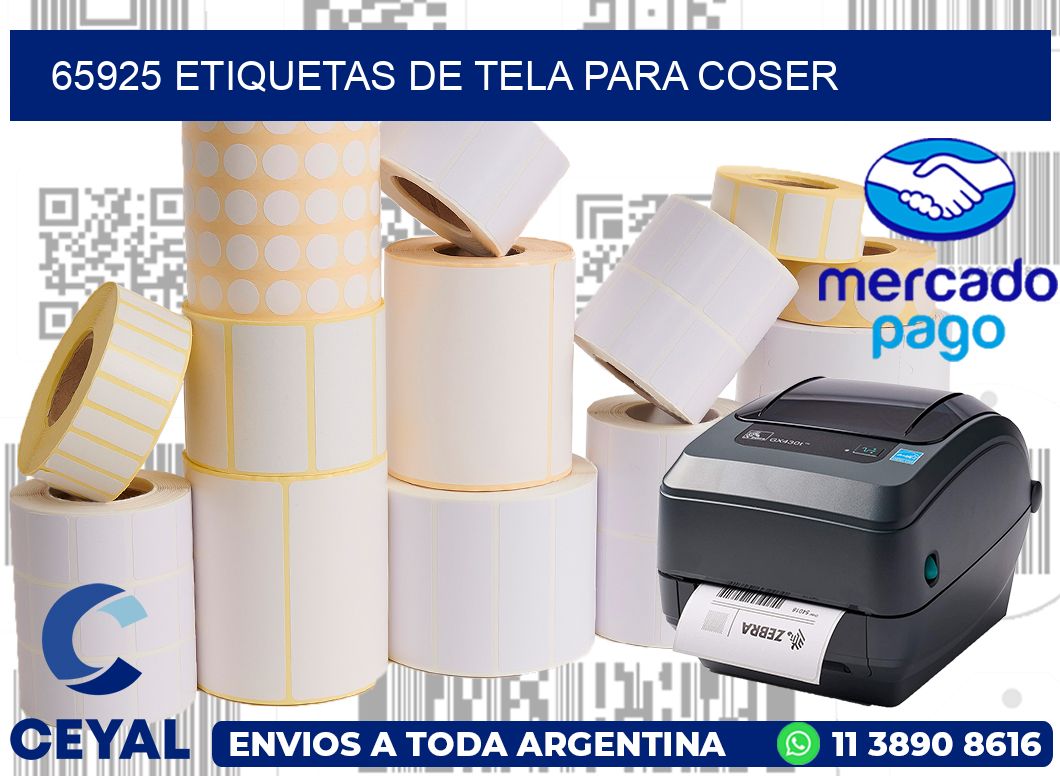 65925 ETIQUETAS DE TELA PARA COSER