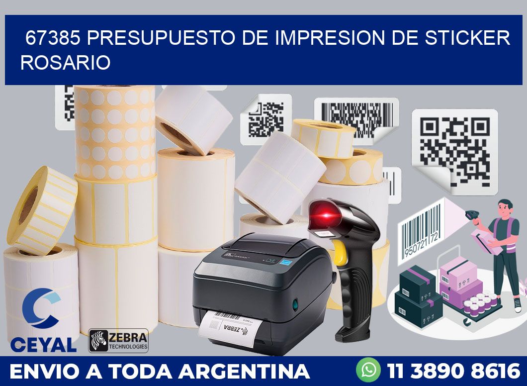 67385 PRESUPUESTO DE IMPRESION DE STICKER ROSARIO