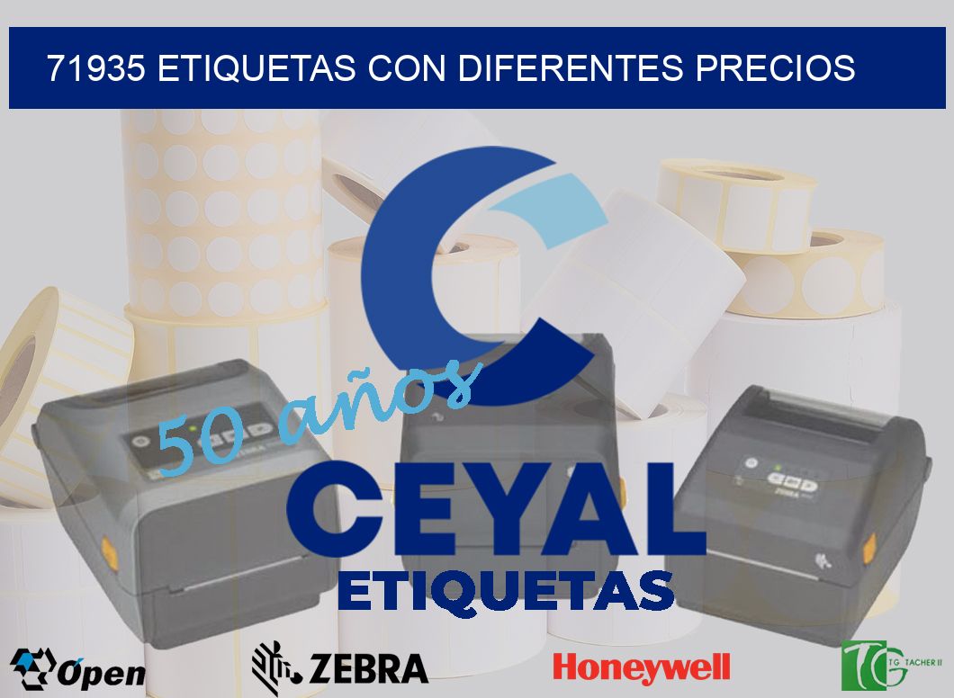71935 ETIQUETAS CON DIFERENTES PRECIOS