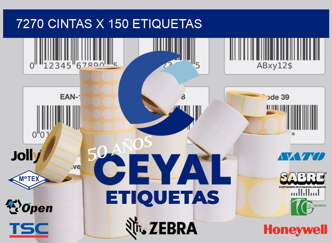 7270 cintas x 150 etiquetas