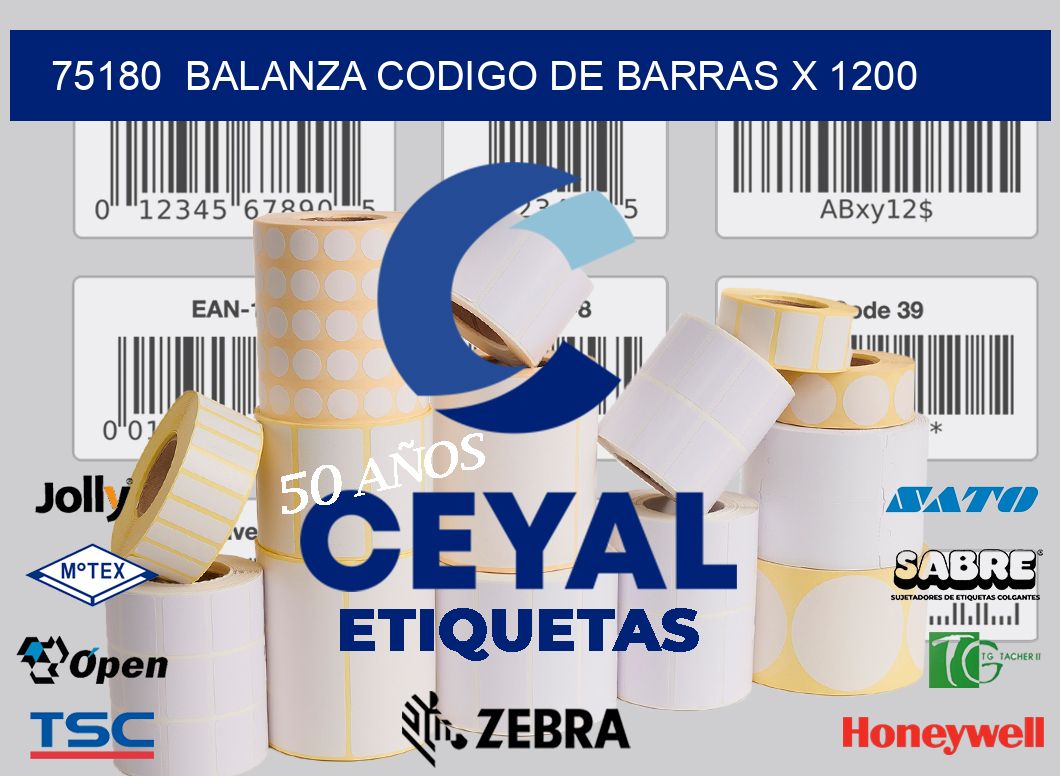 75180  balanza codigo de barras x 1200