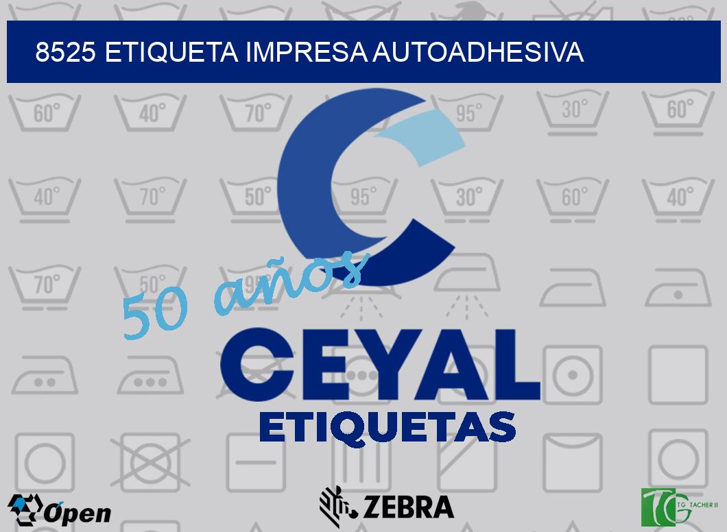 8525 ETIQUETA IMPRESA AUTOADHESIVA
