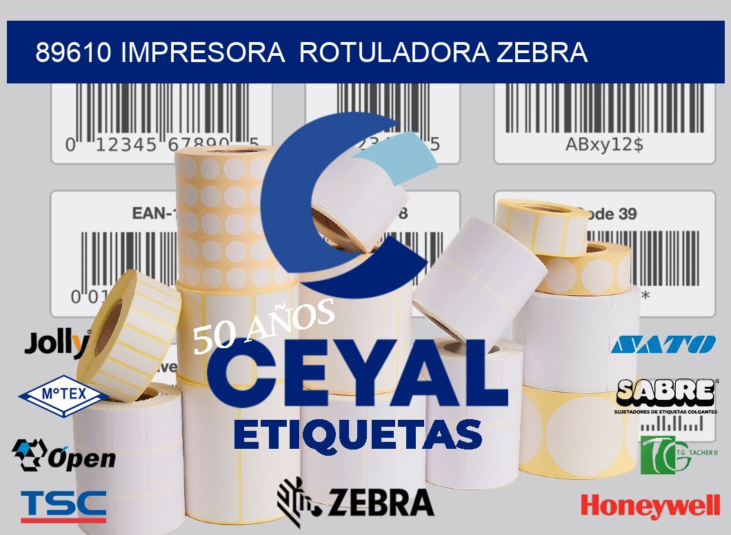 89610 impresora  rotuladora zebra