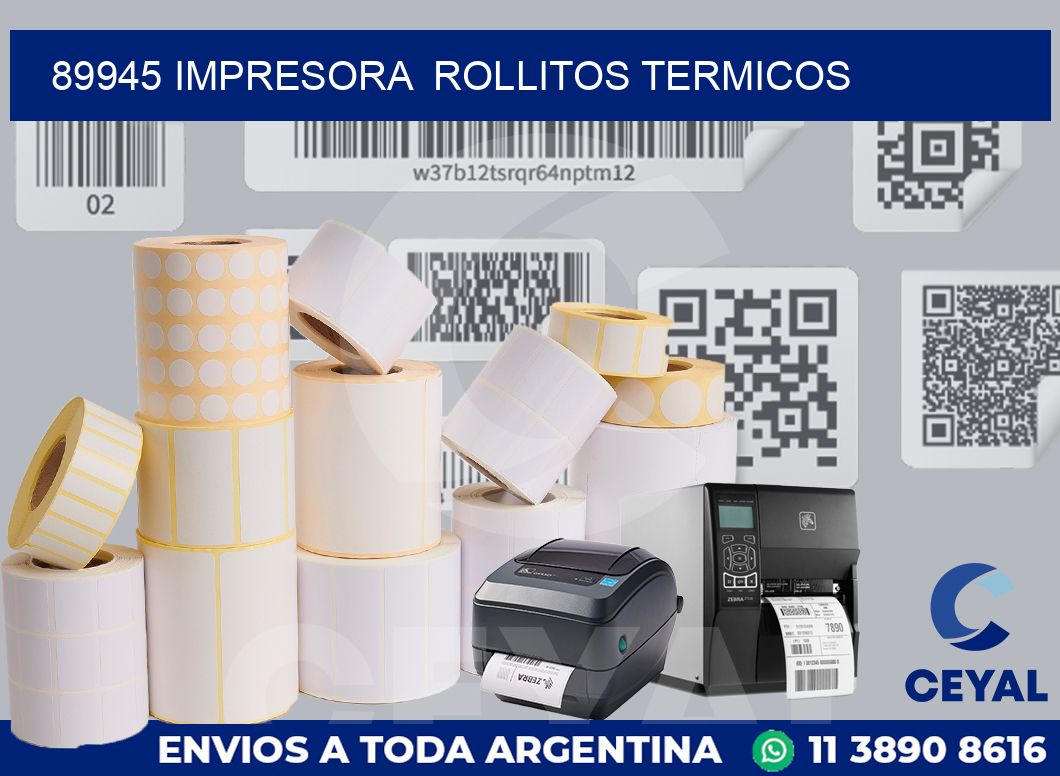 89945 impresora  rollitos termicos