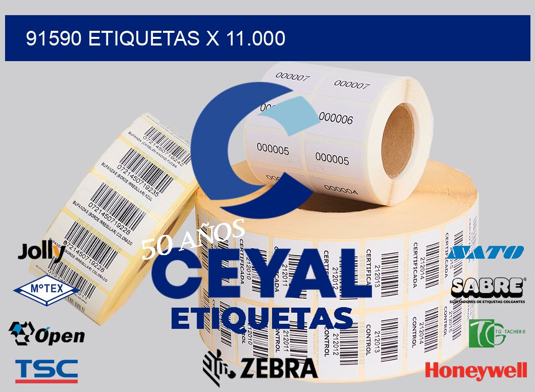 91590 Etiquetas x 11.000