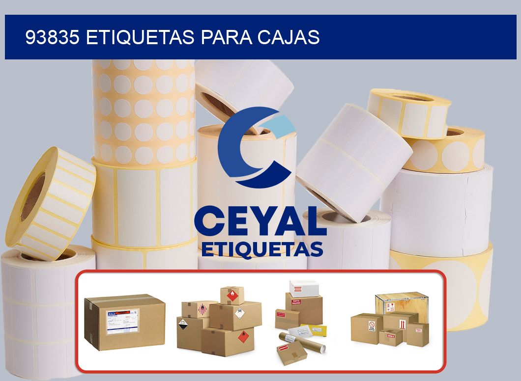 93835 ETIQUETAS PARA CAJAS