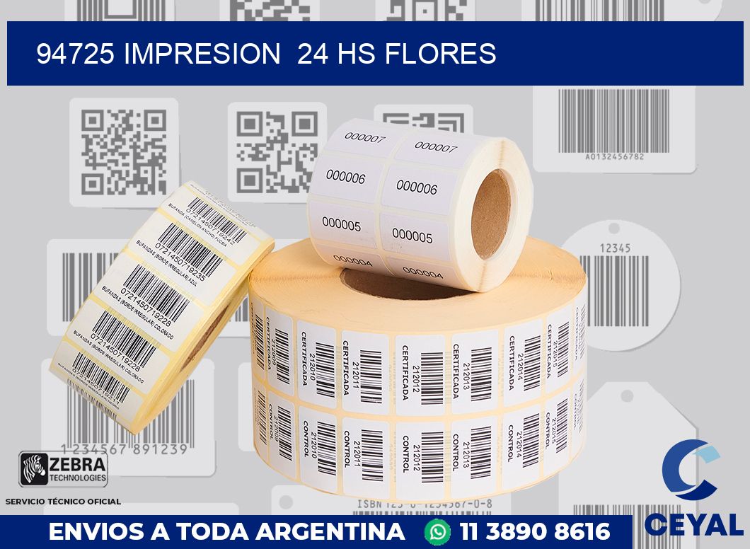 94725 impresion  24 hs flores