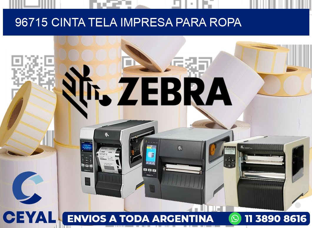 96715 CINTA TELA IMPRESA PARA ROPA