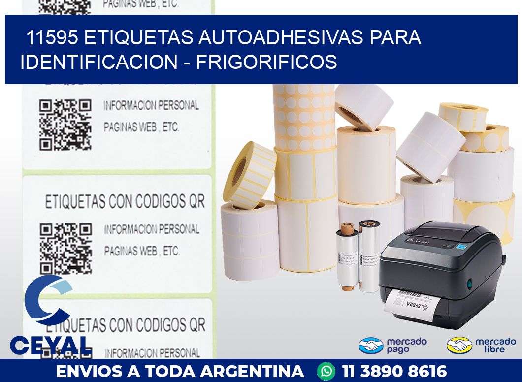 11595 ETIQUETAS AUTOADHESIVAS PARA IDENTIFICACION – FRIGORIFICOS