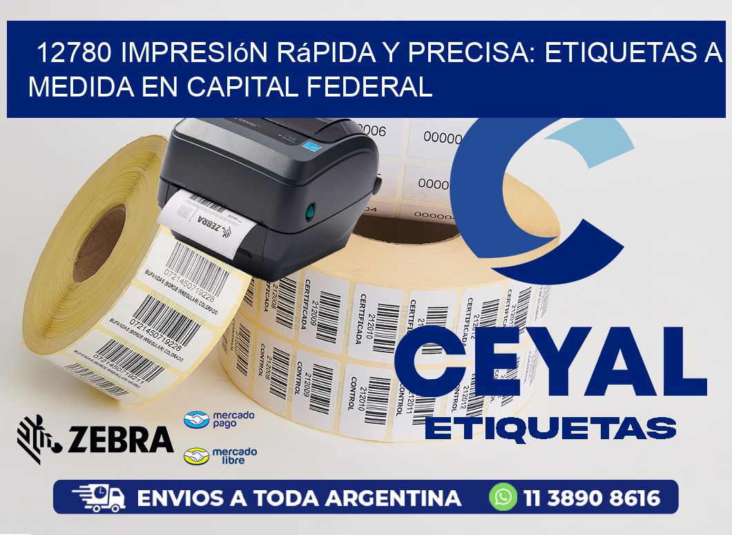 12780 Impresión Rápida y Precisa: Etiquetas a Medida en Capital Federal