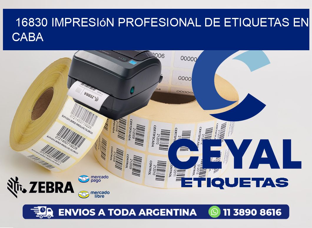 16830 Impresión Profesional de Etiquetas en CABA