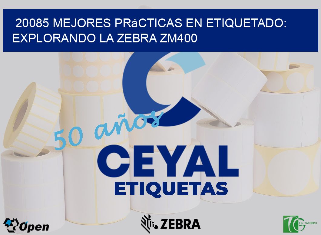 20085 Mejores Prácticas en Etiquetado: Explorando la Zebra ZM400