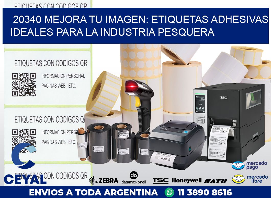20340 MEJORA TU IMAGEN: ETIQUETAS ADHESIVAS IDEALES PARA LA INDUSTRIA PESQUERA
