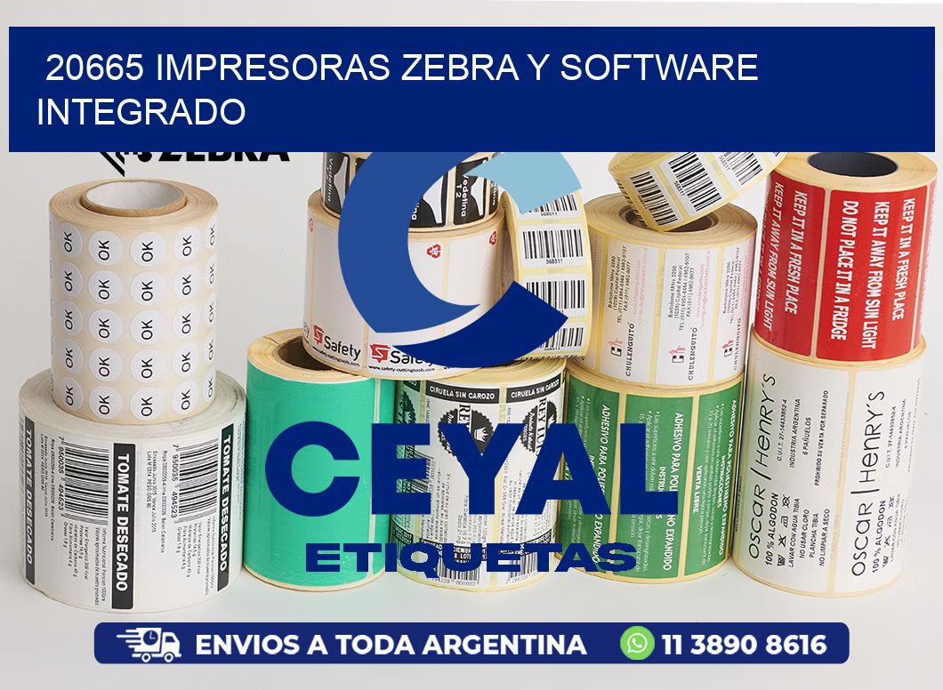 20665 Impresoras Zebra y Software Integrado