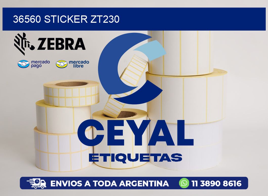 36560 STICKER ZT230