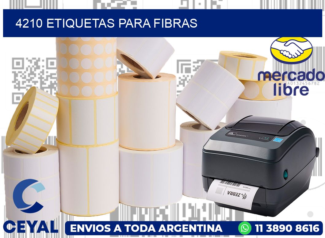 4210 ETIQUETAS PARA FIBRAS