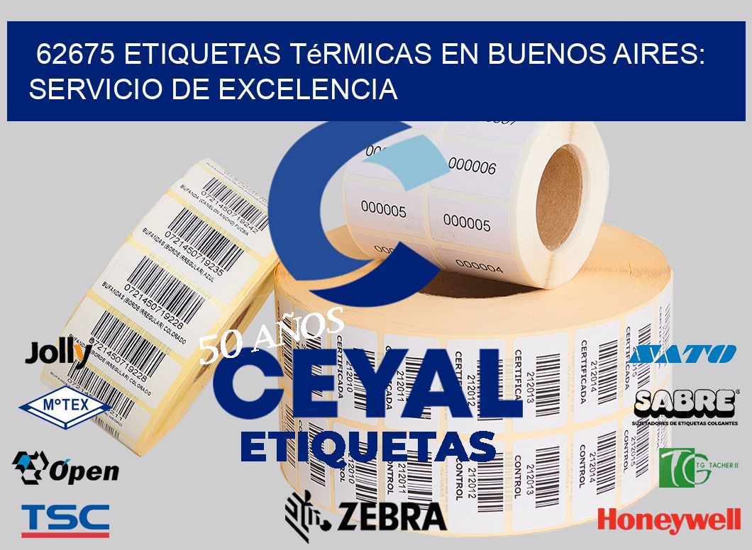 62675 Etiquetas Térmicas en Buenos Aires: Servicio de Excelencia