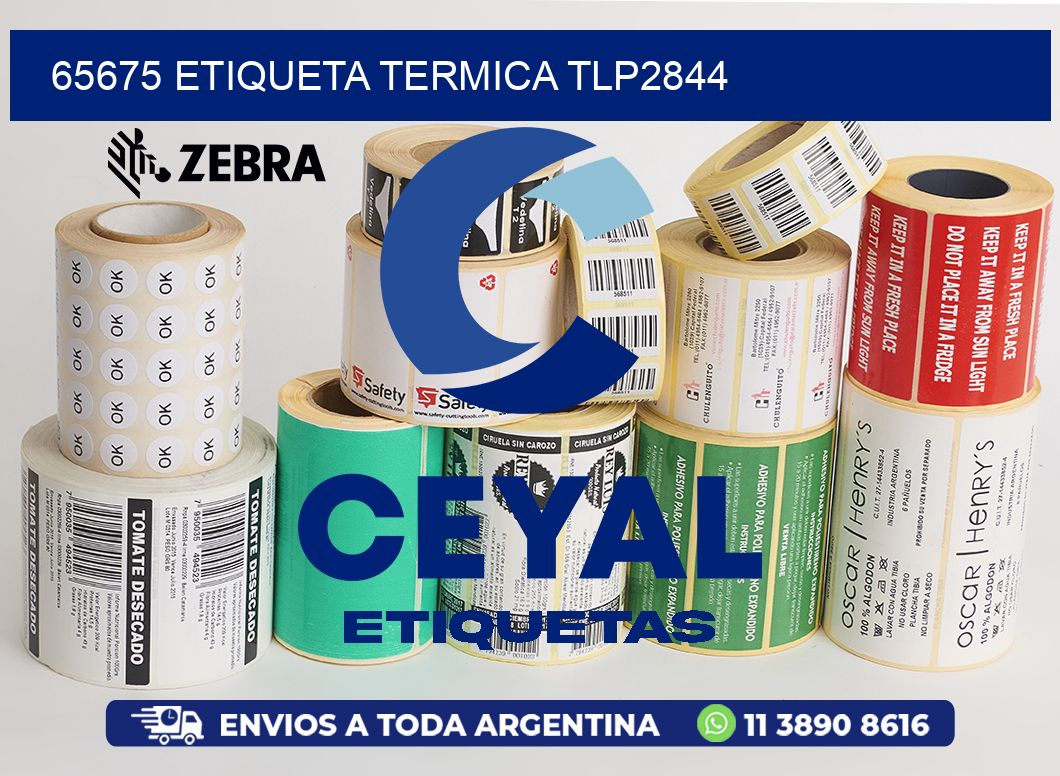 65675 ETIQUETA TERMICA TLP2844