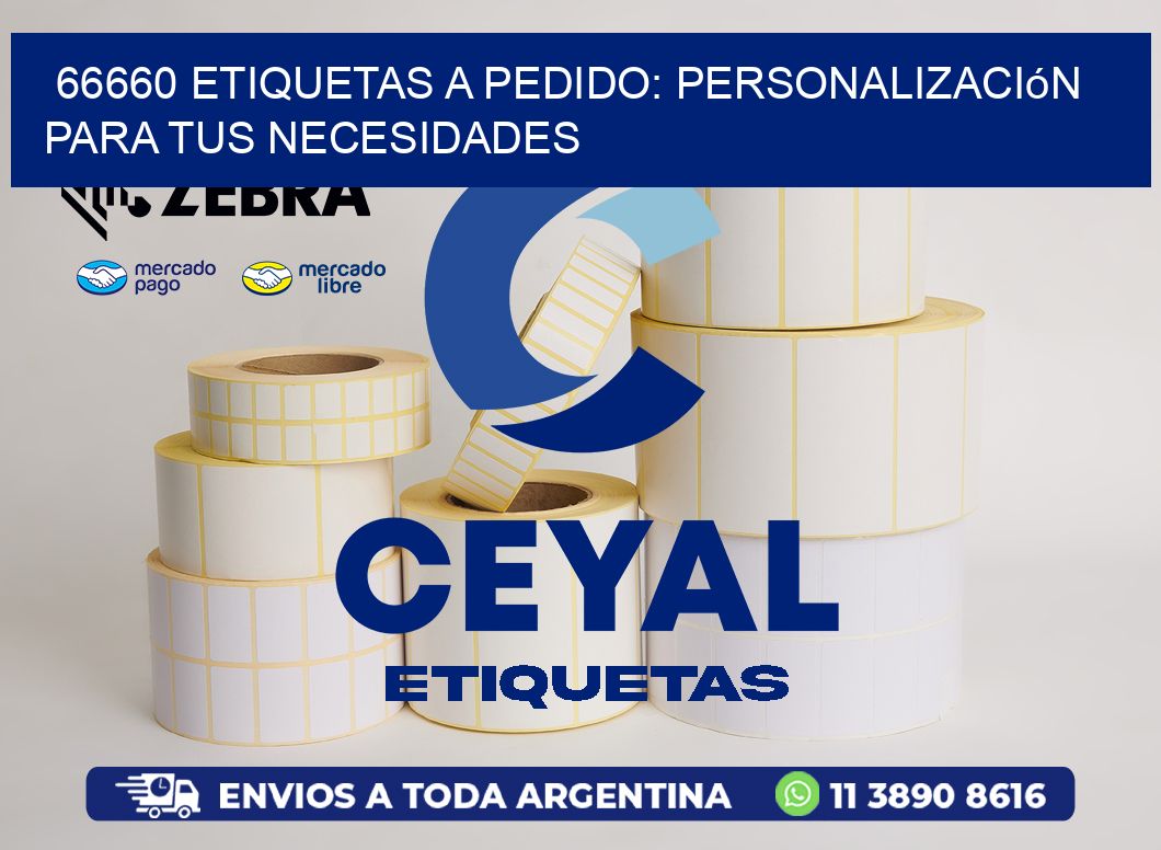 66660 Etiquetas a Pedido: Personalización para tus Necesidades