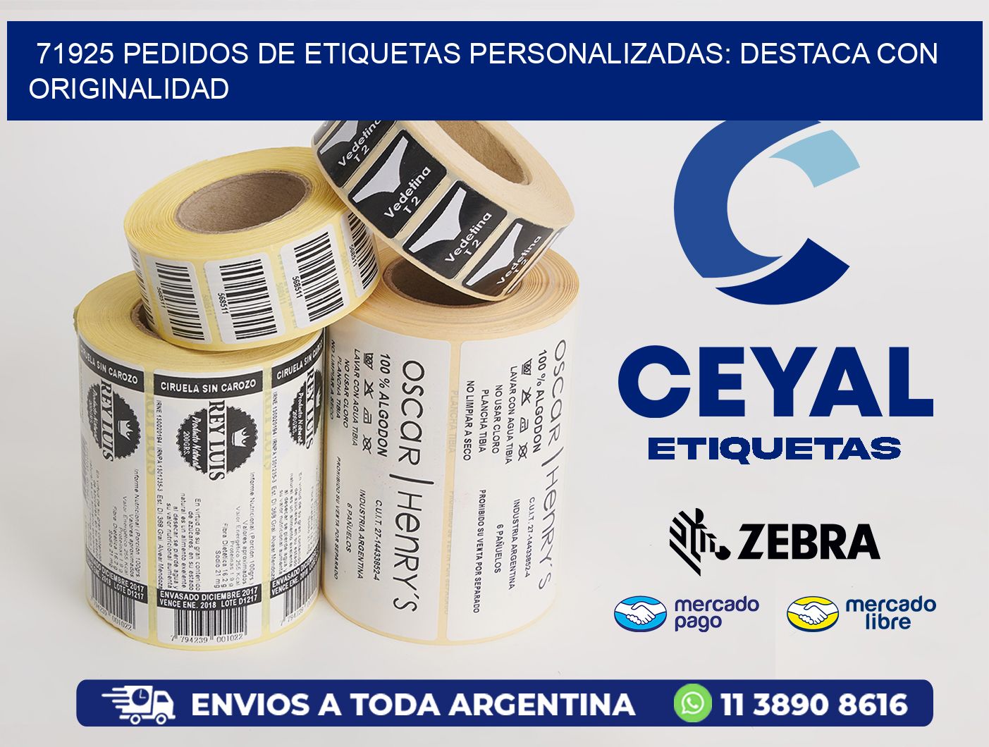 71925 Pedidos de Etiquetas Personalizadas: Destaca con Originalidad