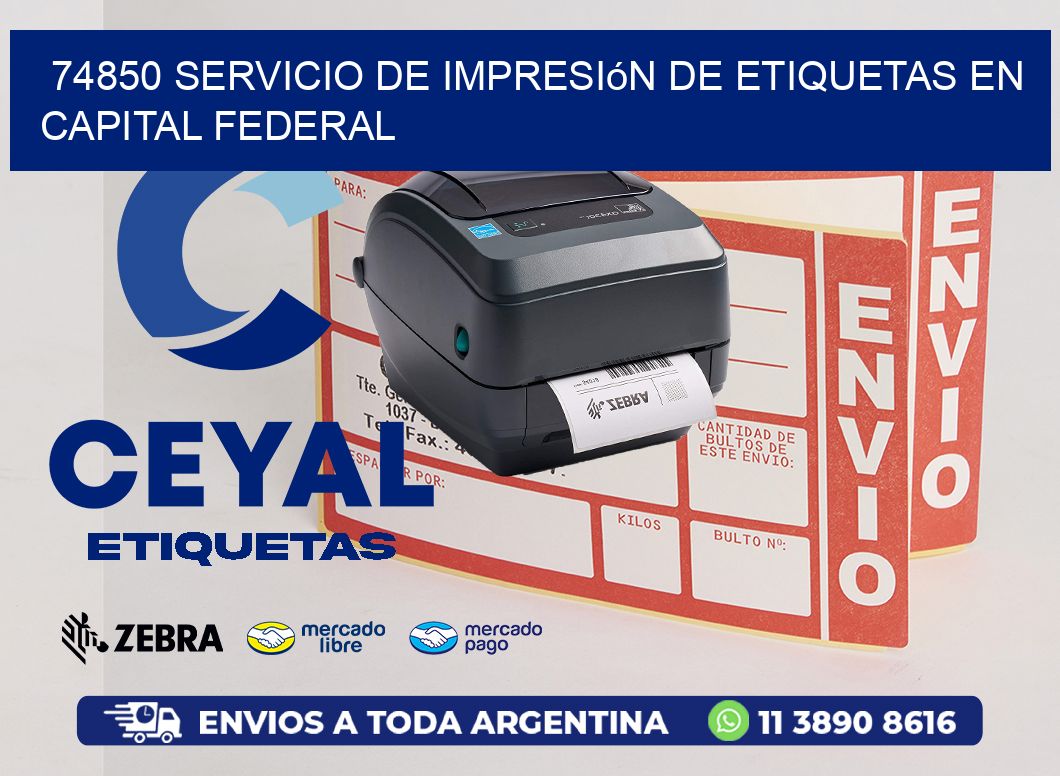 74850 Servicio de Impresión de Etiquetas en Capital Federal