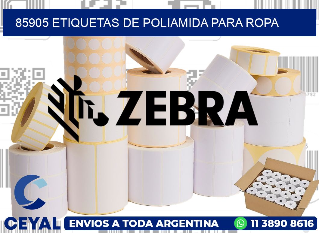 85905 ETIQUETAS DE POLIAMIDA PARA ROPA