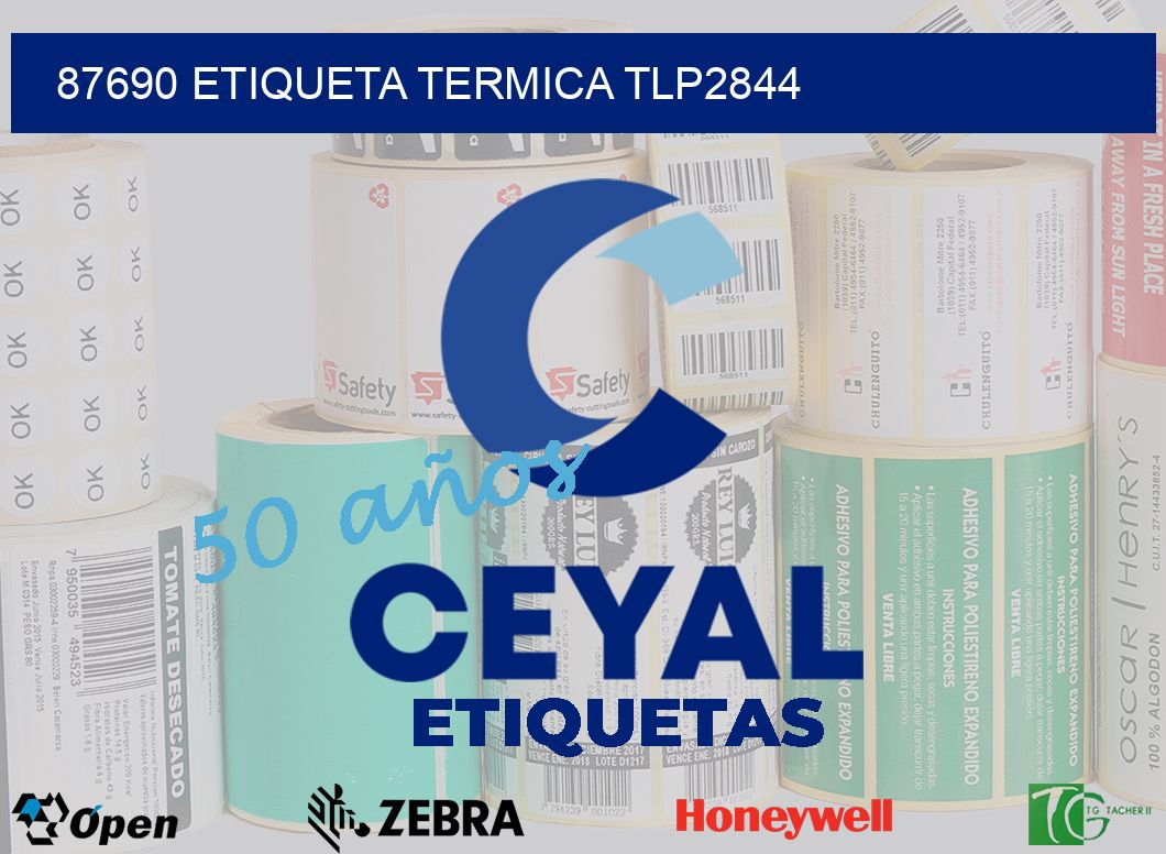 87690 ETIQUETA TERMICA TLP2844