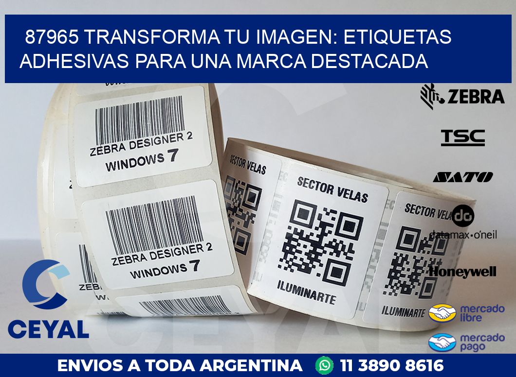 87965 TRANSFORMA TU IMAGEN: ETIQUETAS ADHESIVAS PARA UNA MARCA DESTACADA