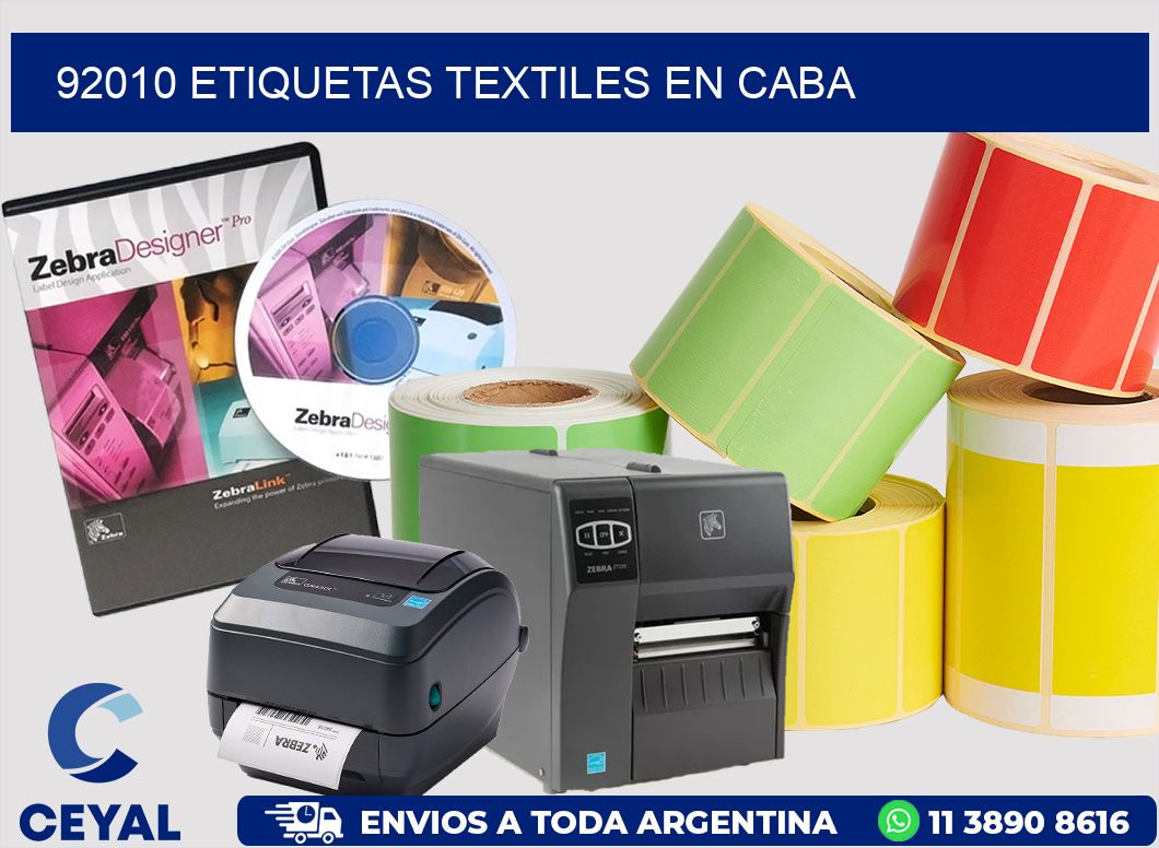 92010 ETIQUETAS TEXTILES EN CABA