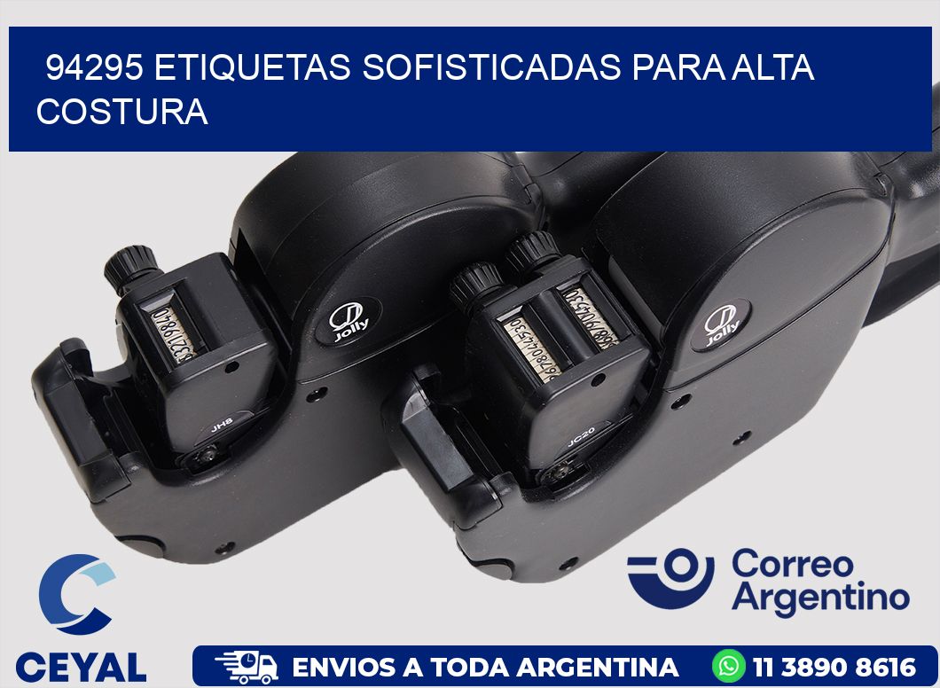 94295 ETIQUETAS SOFISTICADAS PARA ALTA COSTURA