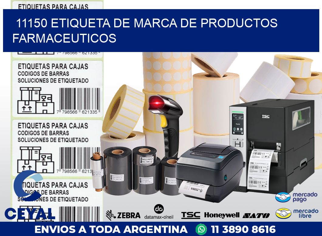 11150 ETIQUETA DE MARCA DE PRODUCTOS FARMACEUTICOS