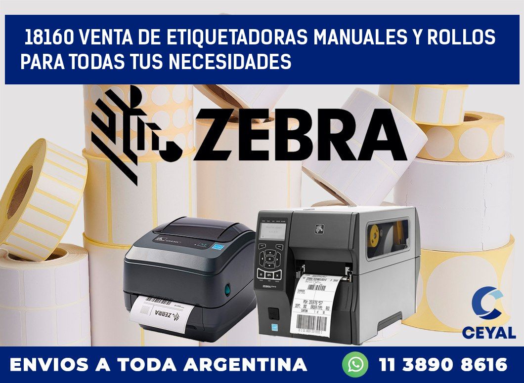 18160 VENTA DE ETIQUETADORAS MANUALES Y ROLLOS PARA TODAS TUS NECESIDADES