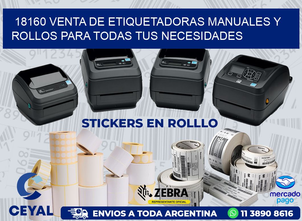 18160 VENTA DE ETIQUETADORAS MANUALES Y ROLLOS PARA TODAS TUS NECESIDADES