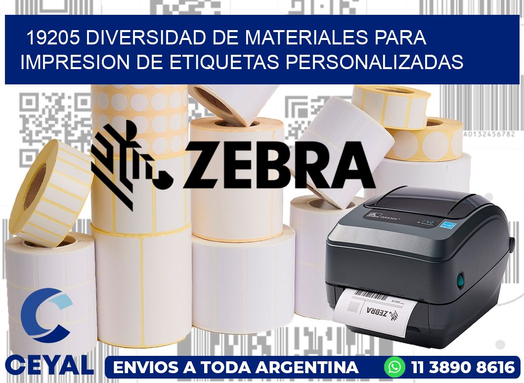 19205 DIVERSIDAD DE MATERIALES PARA IMPRESION DE ETIQUETAS PERSONALIZADAS