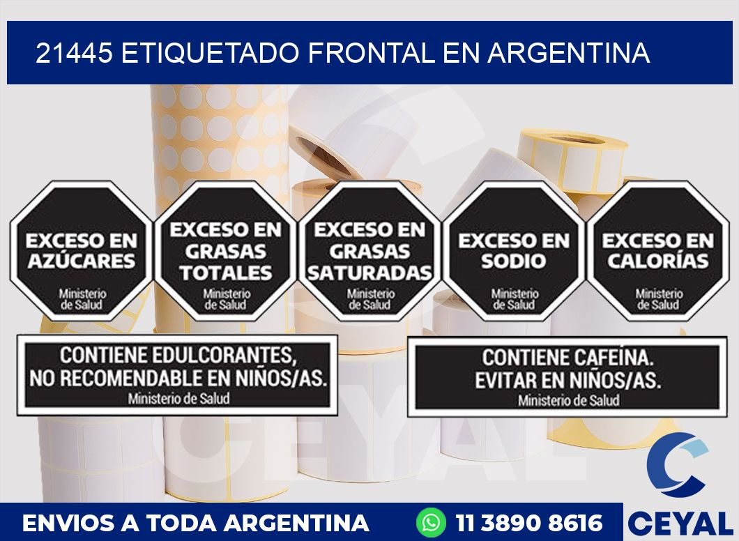 21445 ETIQUETADO FRONTAL EN ARGENTINA
