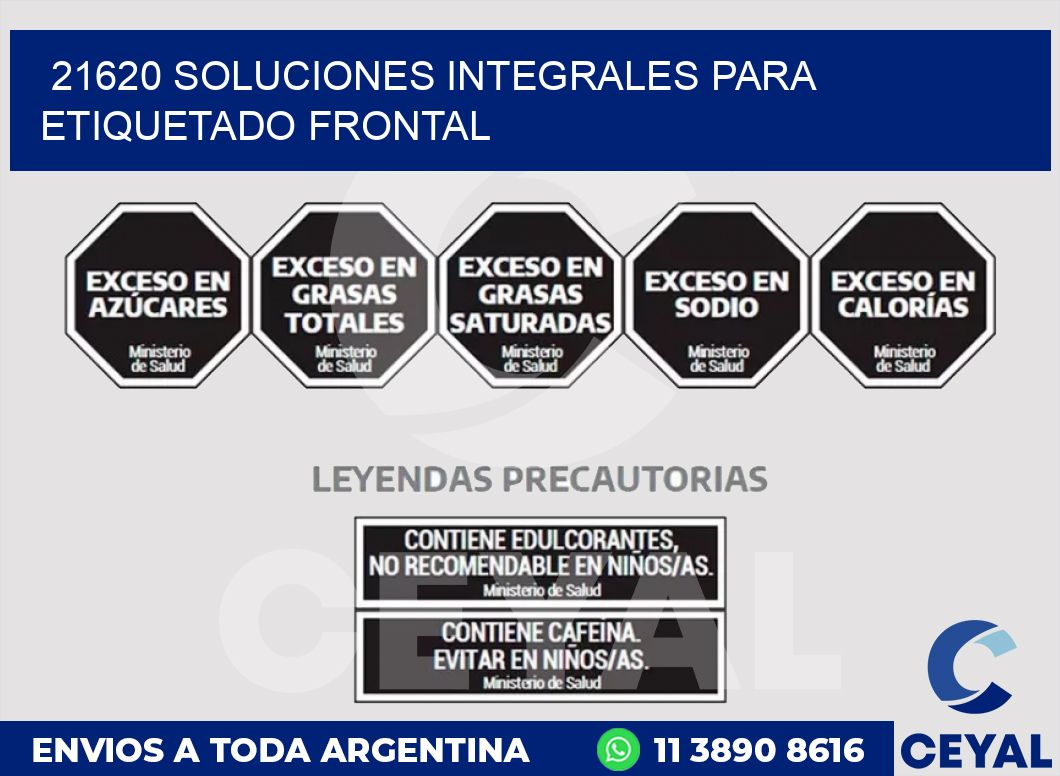 21620 SOLUCIONES INTEGRALES PARA ETIQUETADO FRONTAL