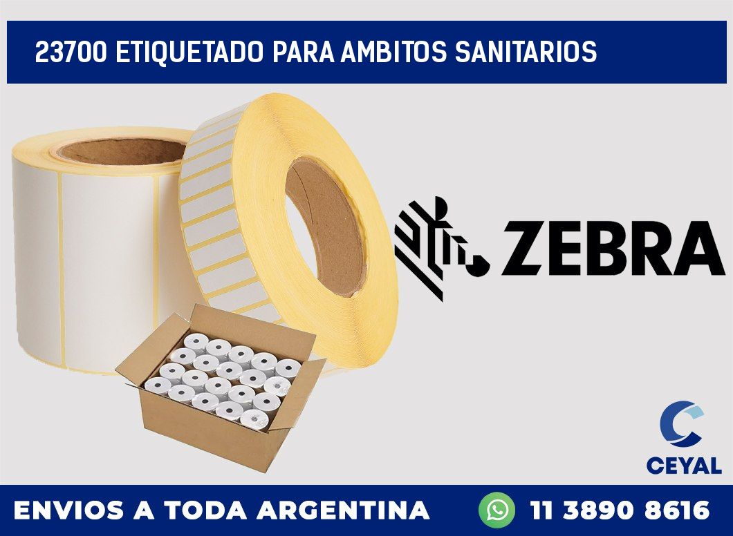 23700 ETIQUETADO PARA AMBITOS SANITARIOS