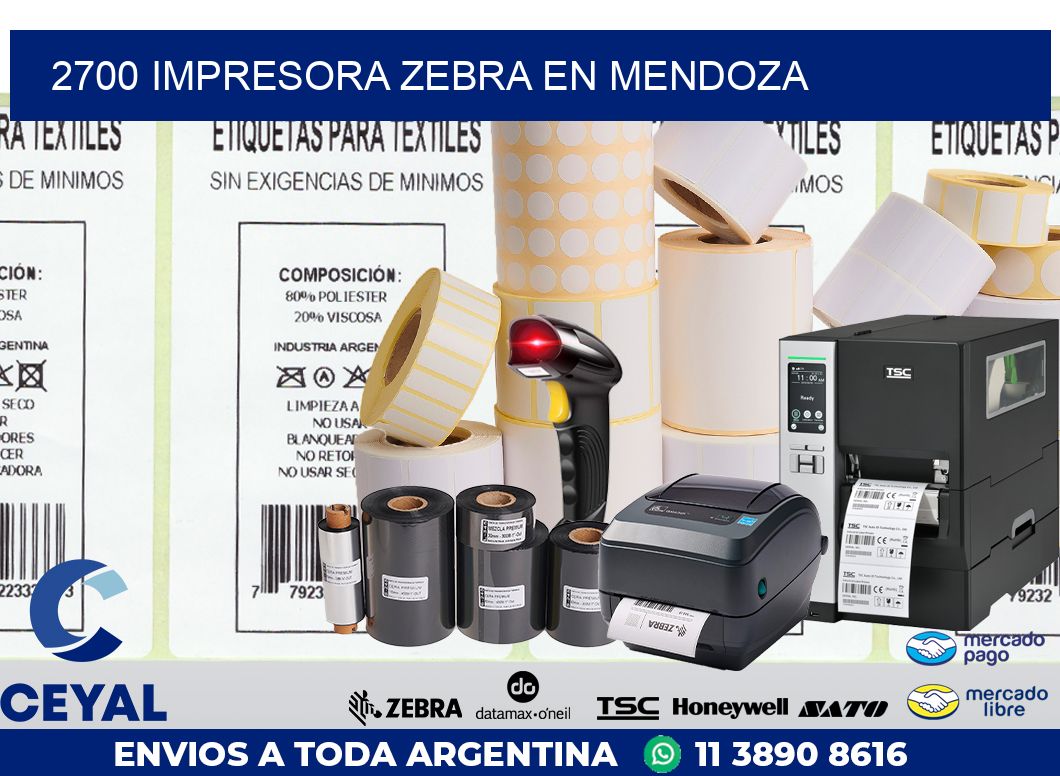 2700 IMPRESORA ZEBRA EN MENDOZA