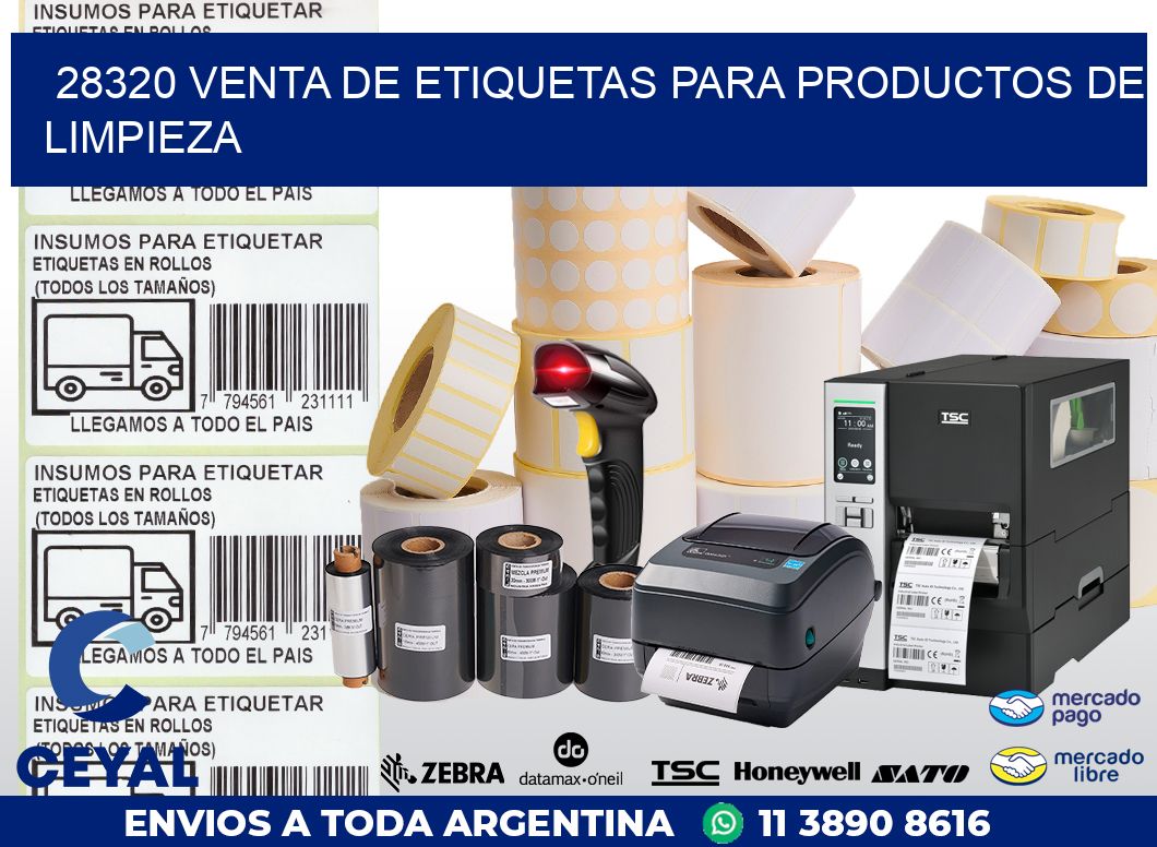 28320 VENTA DE ETIQUETAS PARA PRODUCTOS DE LIMPIEZA