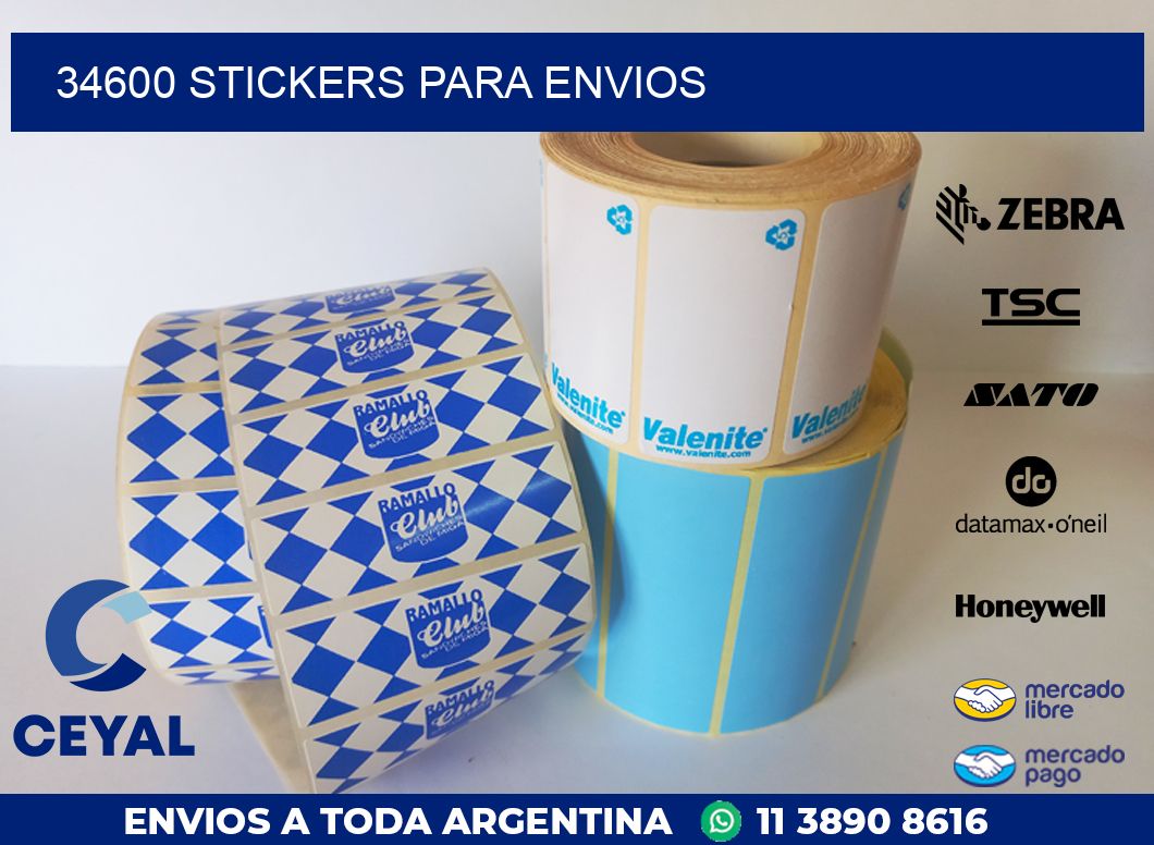 34600 STICKERS PARA ENVIOS