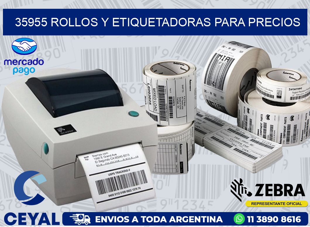 35955 ROLLOS Y ETIQUETADORAS PARA PRECIOS